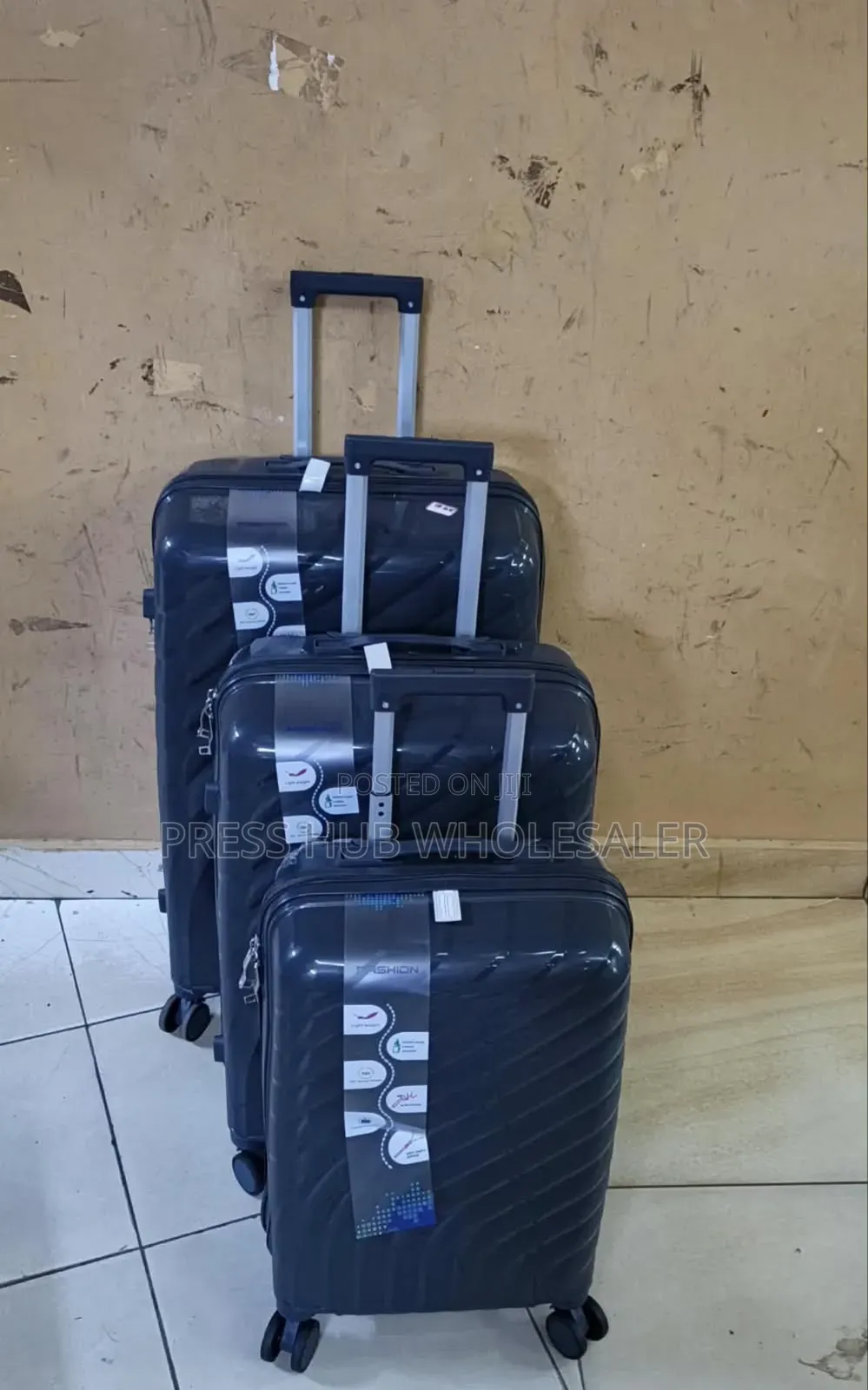 *3 in 1 Unbreakable PP Suitcases