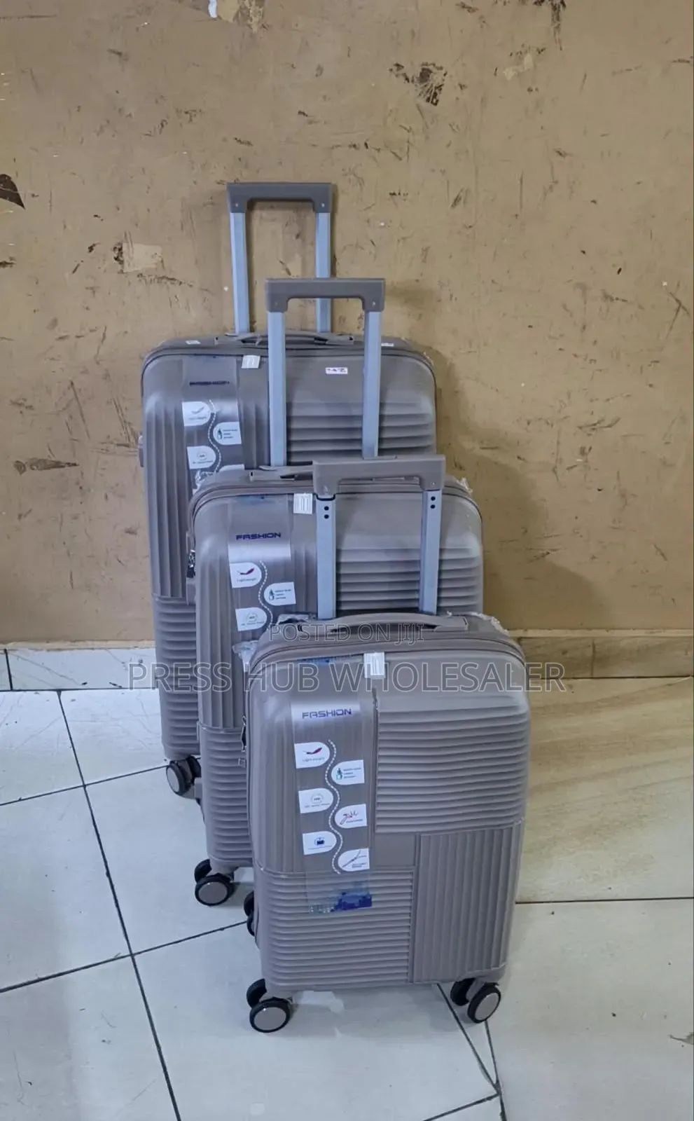 *3 in 1 Unbreakable PP Suitcases
