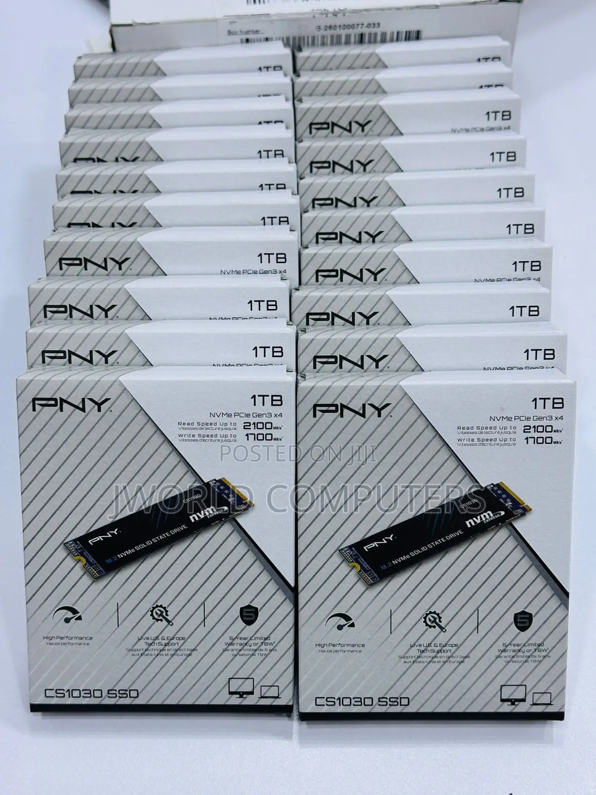 PNY CS2241 INTERNAL SSD M.2 PCIe Gen 4*4 NVMe 2280 - 1TB