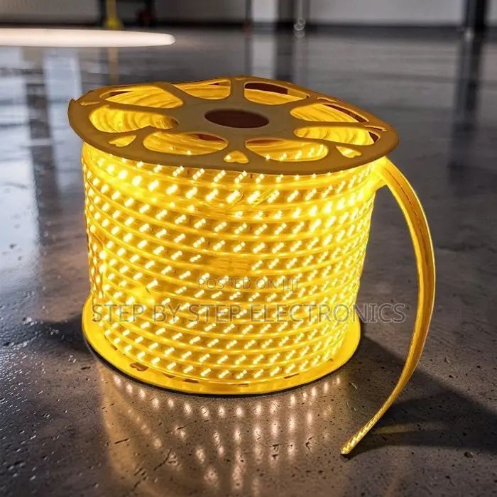 Adjustable 50M Orange Yellow Warm White SMD LED Strip Snake Light