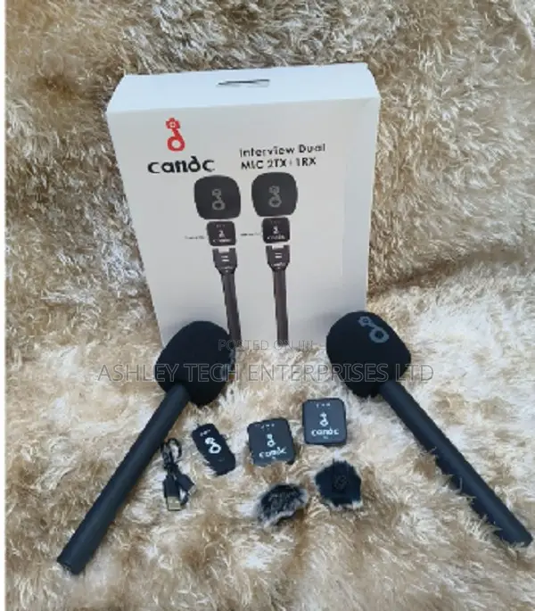 C C Dual Wireless Mic System – Professional Audio Recording