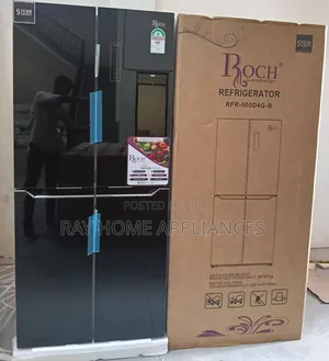 421 Litres GLASS FOUR DOOR Roch Refrigerator