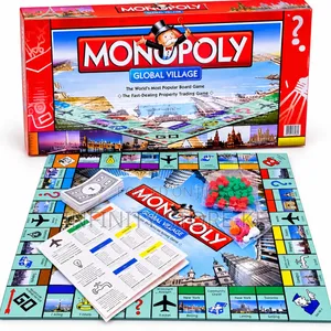 Monopoly Global Village Property Trading Board Game for Families