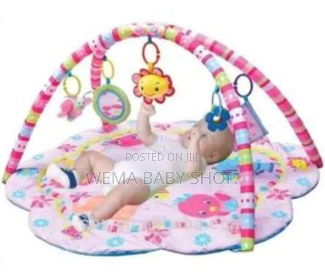 Baby Activity Playgym/Mat With Hanging Toys.