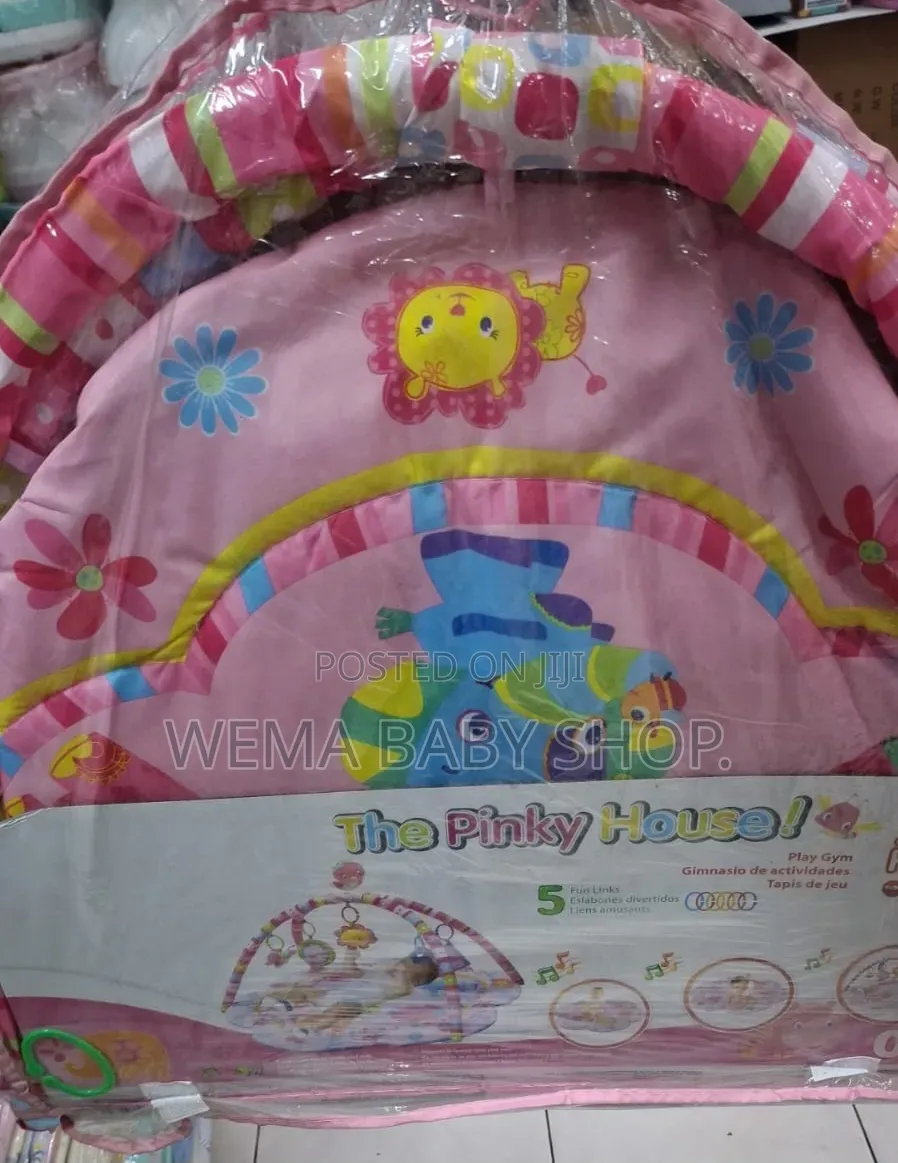 Baby Activity Playgym/Mat With Hanging Toys.