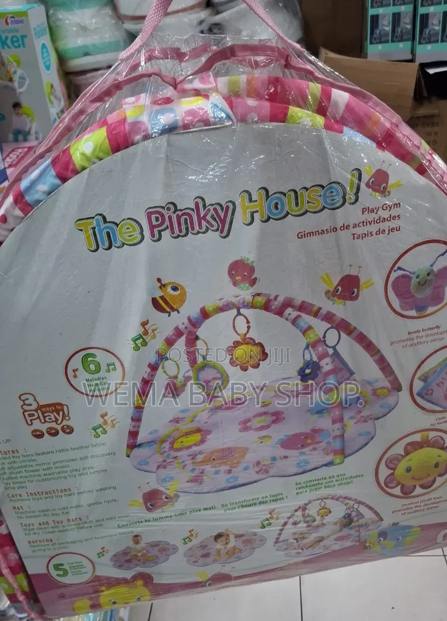 Baby Activity Playgym/Mat With Hanging Toys.