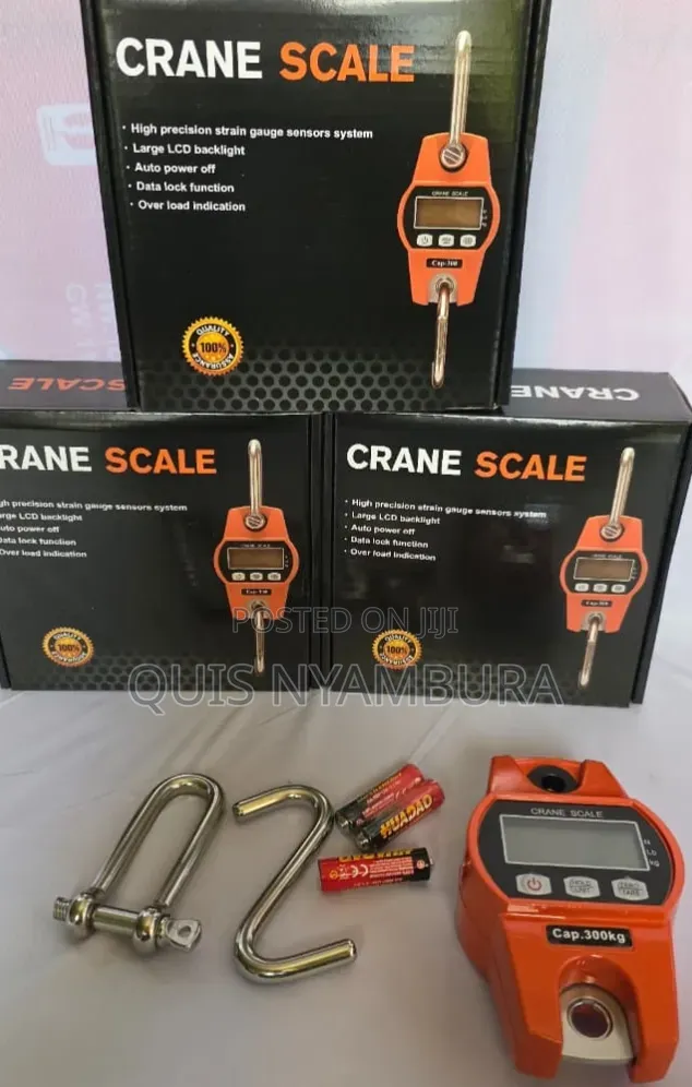 300kgs Crane Scale Black/ Digital Crane Scale