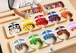 Colorful Magnetic Maz Toddler Fine Motor Coordination Puzzle Set