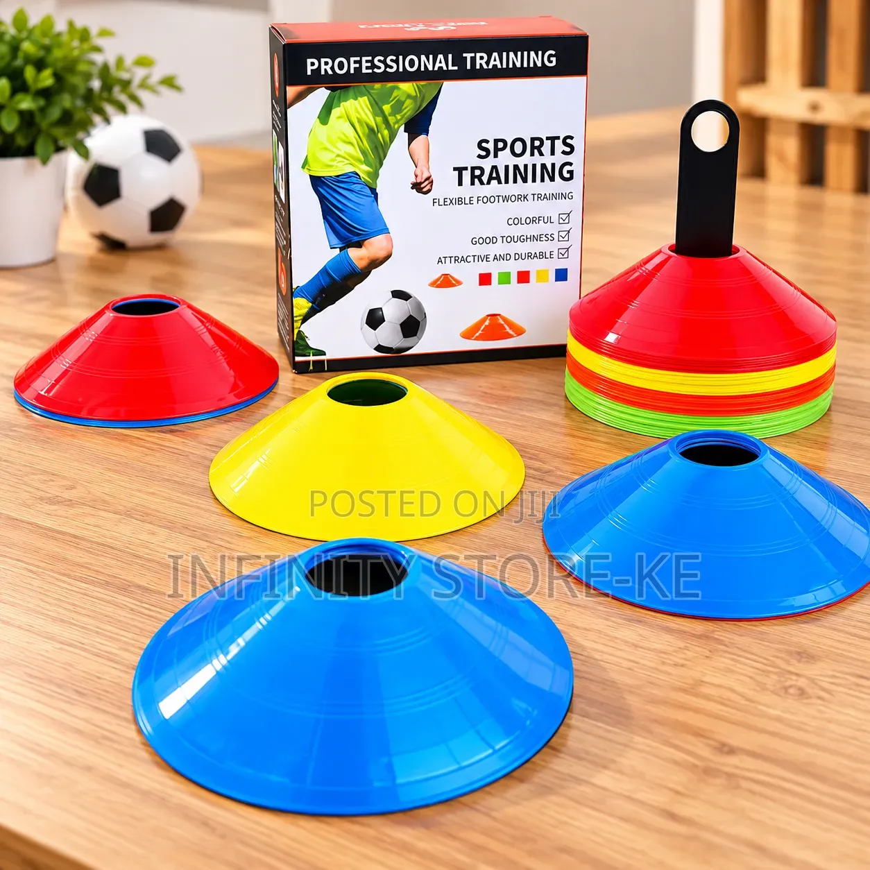 Professional Sports Training Cones Agility Markers for Soccer Fitness