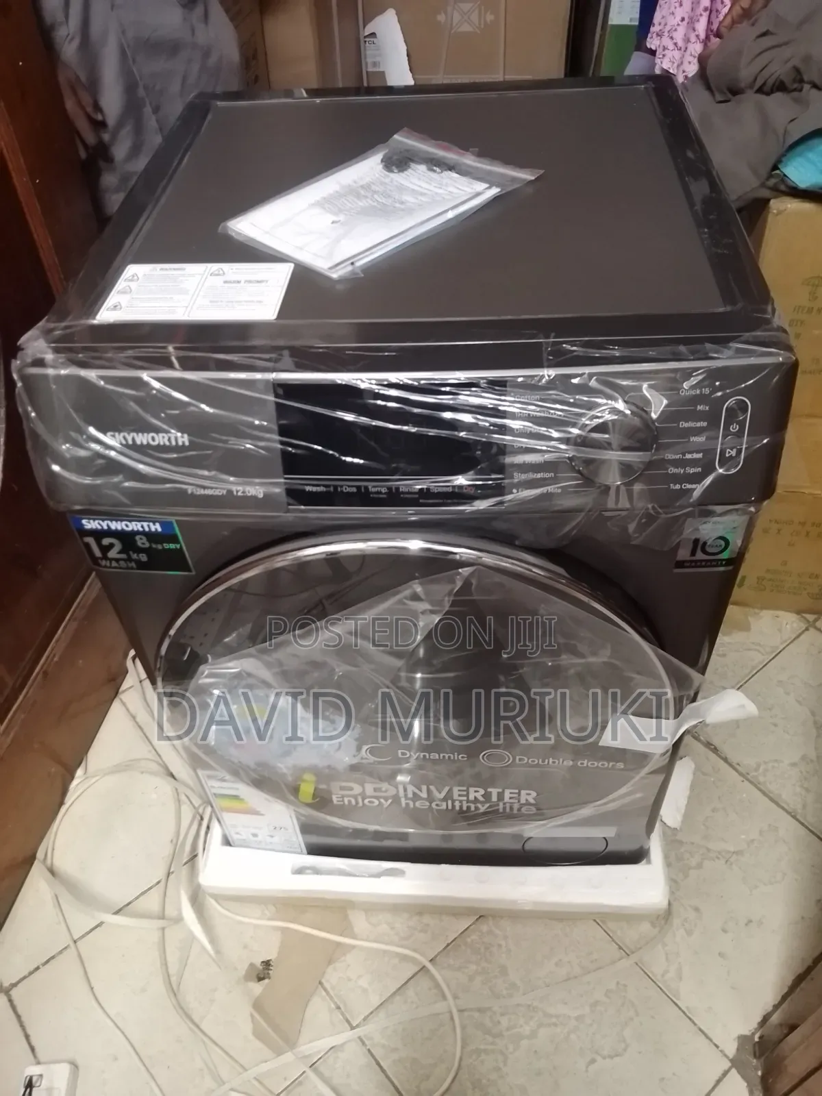 Skyworth 10kg Front Load Washer Dryer.