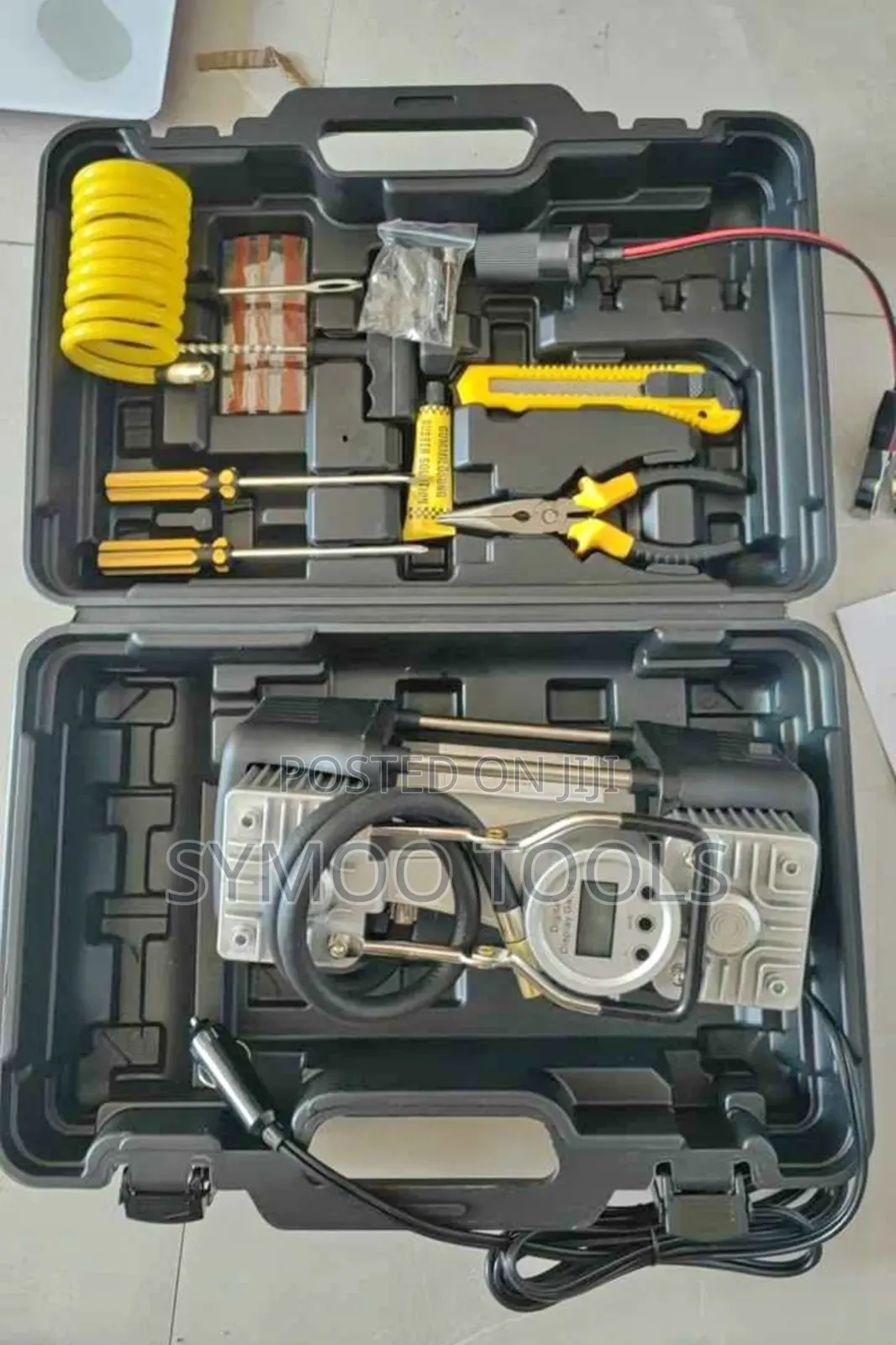 12V Portable Double-Cylinder Air Compressor
