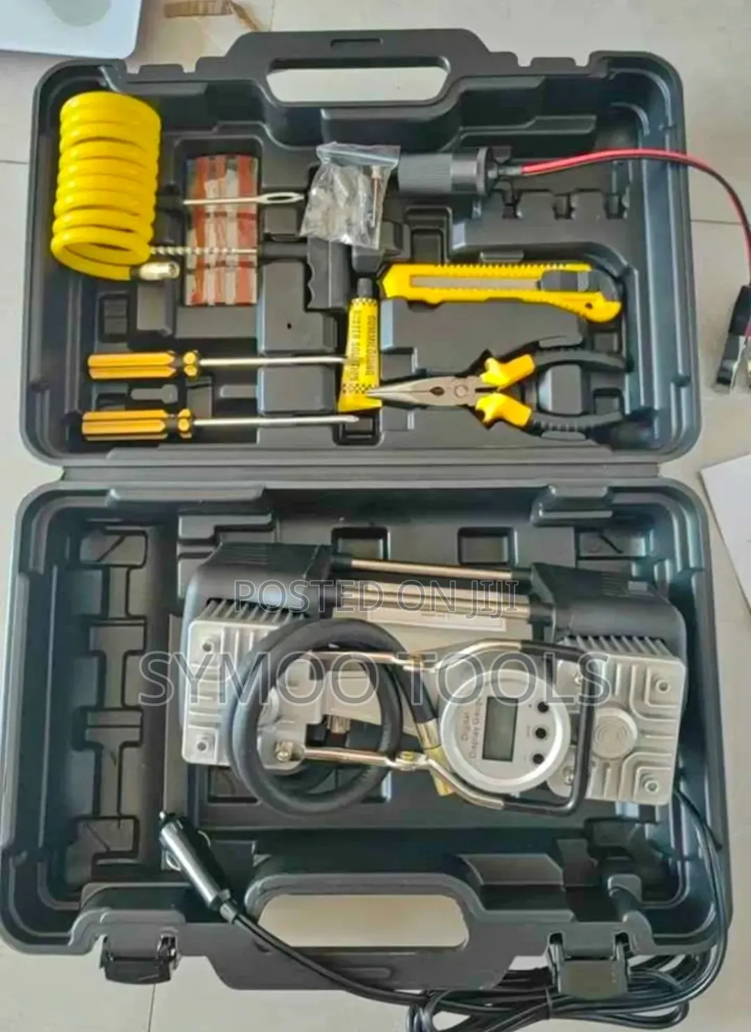 12V Portable Double-Cylinder Air Compressor