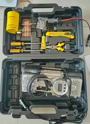 12V Portable Double-Cylinder Air Compressor