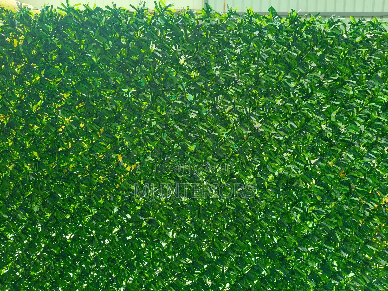 Artificial Grass Wire Fence 1m X 10m | Privacy Decoration