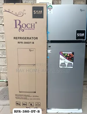 306litres Roch RFR-380-DT-B Double Door Refrigerator