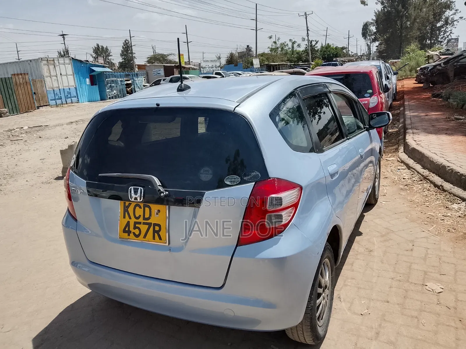 Honda Fit 2008 Blue