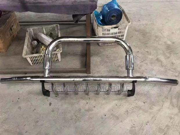 Hiace Chrome Bull Bar - Strong Durable - thumbnail 2