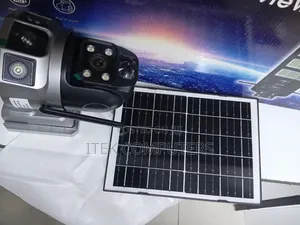 V380 Pro Solar Powered Dual Lens Camera With Remote WiFi View Security