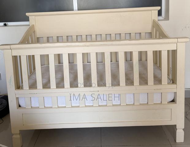 Yellow Baby Crib for Toddles 1 Years Plus