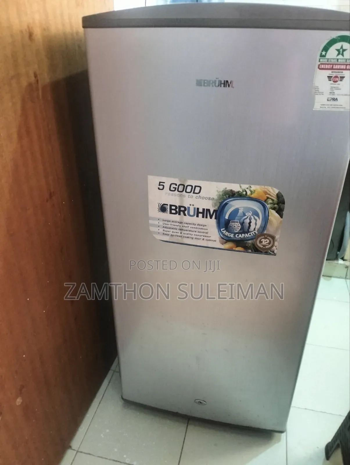Fridge , It Has Energy Saving Inbuilt Gadget , Make Is Bruhm,
