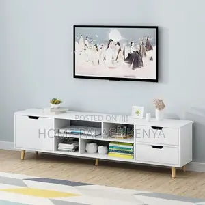 TV Stand; Wooden TV Stand Cabinet for Contemporary Home Interiors