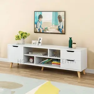 TV Stand; Wooden TV Stand Cabinet for Contemporary Home Interiors