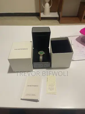 Emporio Armani Ladies Watch | Green Dial | Original Box + Certificate
