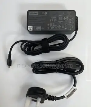 Original Lenovo USB C 65W Charger 
- With UK Lead