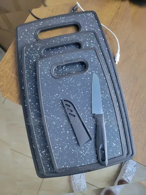 Kitchen Chopping Boards 3-Piece Set With Free Knife |