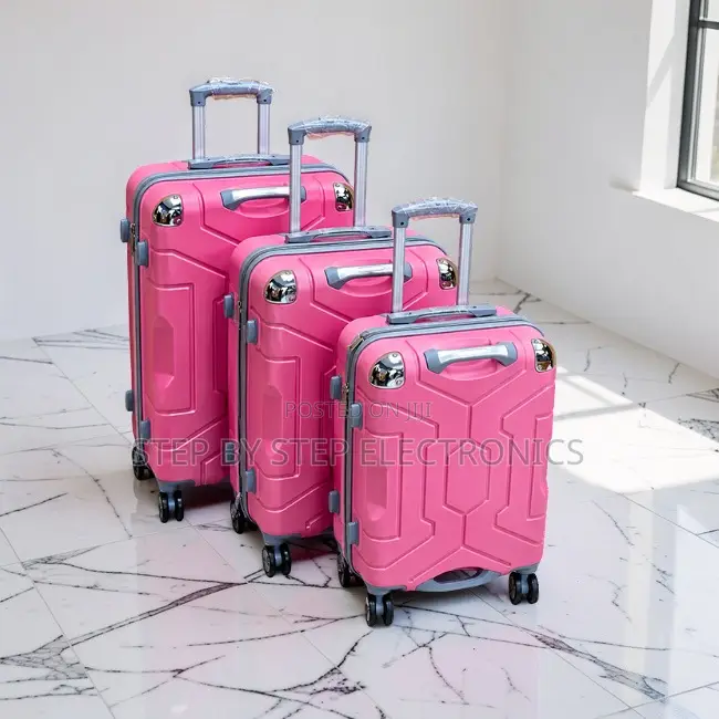 Telescopic Handle 3-in-1 Unbreakable Suitcase Briefcase Bag Set