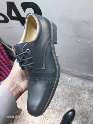 Black Official Laced Up Shoes