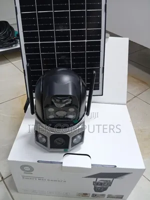 Outdoor Home Monitoring With V380 Pro Dual Lens WiFi Solar Camera Plus