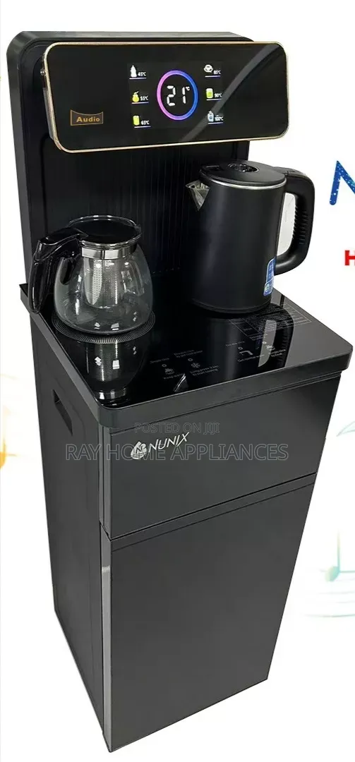 A2c-X2 Bottom Load Hot Cold Water Black Dispenser With Music System