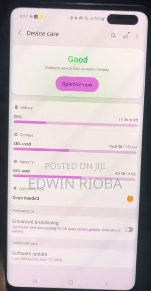 Samsung Galaxy S10 5G 256 GB Silver
