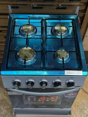 Ecomax Full Gas Standing Cooker – 4 Gas Burners With Jet Valve