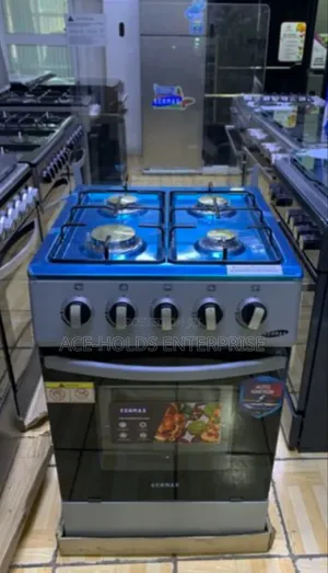 Ecomax Full Gas Standing Cooker – 4 Gas Burners With Jet Valve