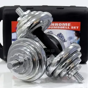 Chrome Dumbell 20kg Set / Exercise Weight