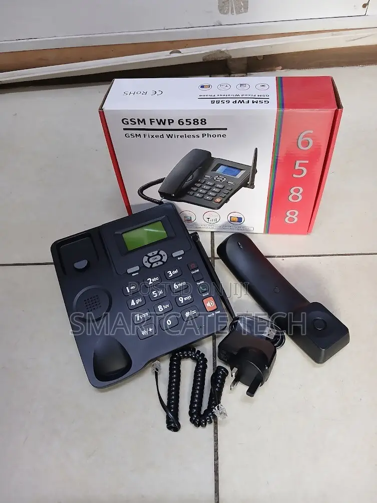 6588 GSM Fixed Wireless Phone With LCD Display Caller ID
