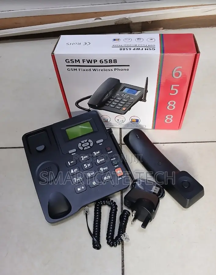 6588 GSM Fixed Wireless Phone With LCD Display Caller ID