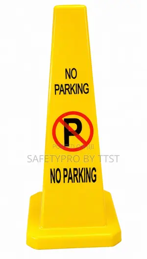 No Parking Triangular Cone