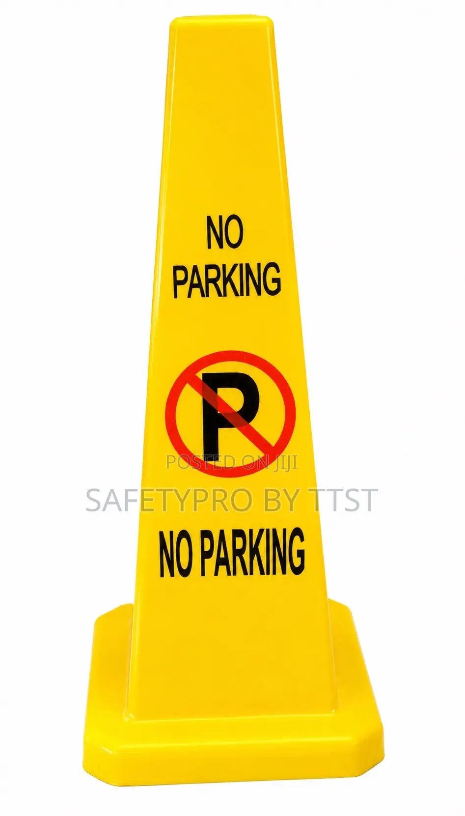 No Parking Triangular Cone