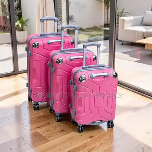 Compact Storage Design 3-in-1 Unbreakable Suitcase Briefcase Bag Set