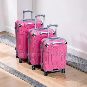 Compact Storage Design 3-in-1 Unbreakable Suitcase Briefcase Bag Set