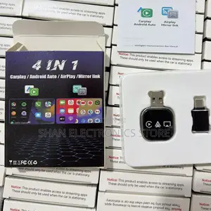 4-in-1 Wireless CarPlay Adapter for AppleiOS Airplay for Android Auto