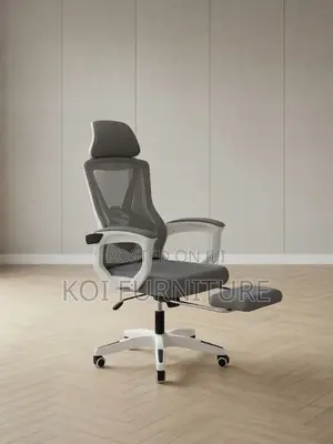 Office Chairs; Ergonomic Mesh Office Chair With Headrest and Footrest
