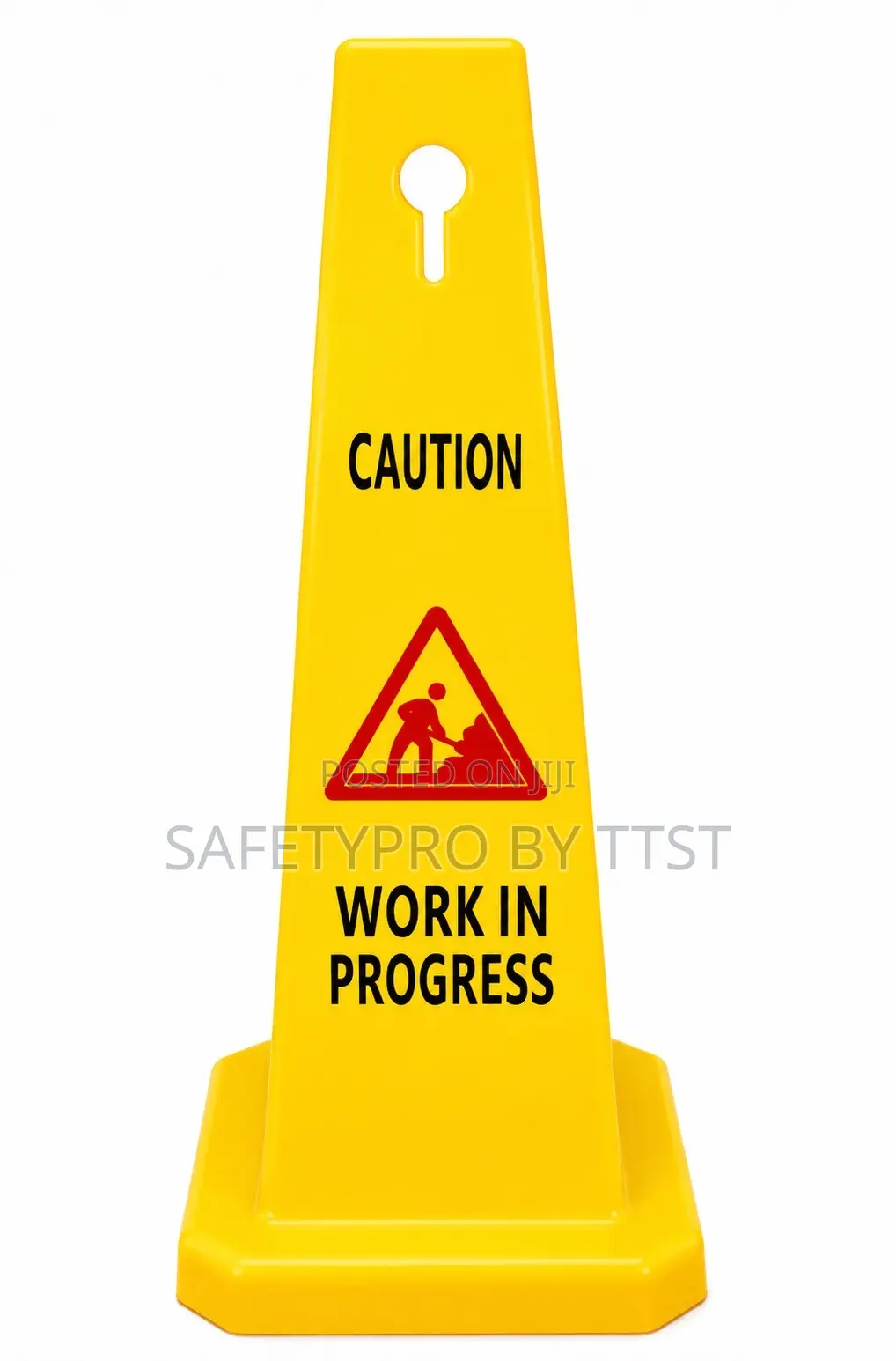 Work in Progress Triangular Cone