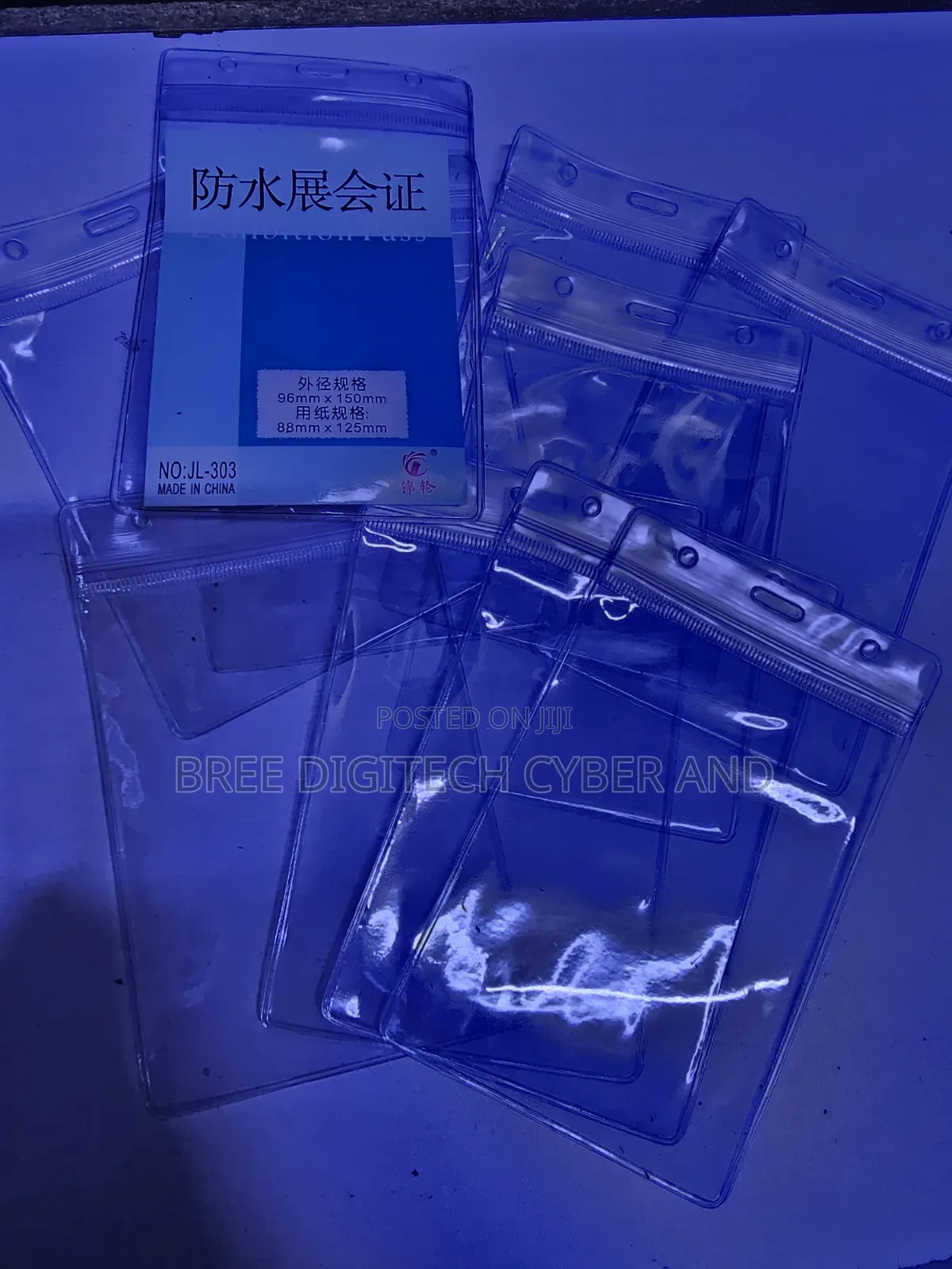 Big Transparent Name Tags