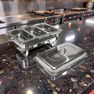 Heavy Duty Serving 11L Stainless Steel Triple Chafing Dish