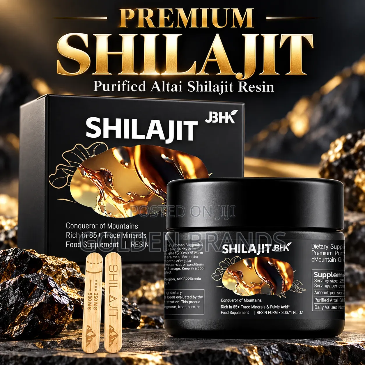 Shilajit Natural Pure Himalayan Organic Resin