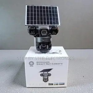 V380 Pro App Two-Way Audio 20MP 4G PTZ Triple Lens Solar Cameras